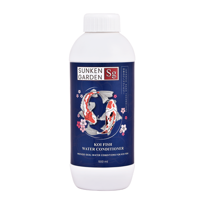 Sunken Garden Koi Fish Water Conditioner – pH Balance • Chlorine Removal • Bacteria Boost • Digestive Support | For Indian Koi & Pond Water