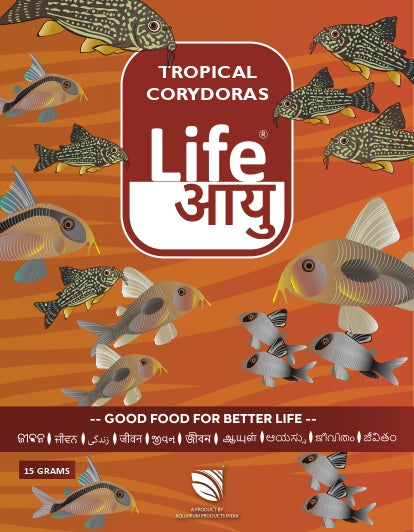 Life Aayu Tropical Corydoras Fish Food 15gm (front cover)