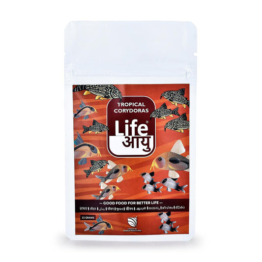 Life Aayu Tropical Corydoras Fish Food 15gm pack.