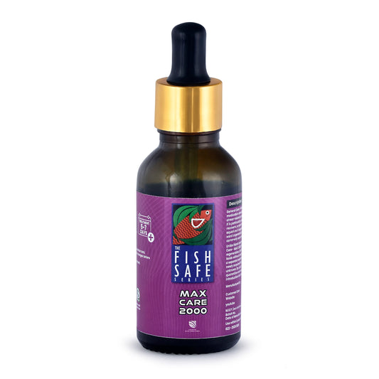 The Fish Safe Series Max Care 2000 | Broad-Spectrum Internal Medication | For All Tropical Fish | 60 ml