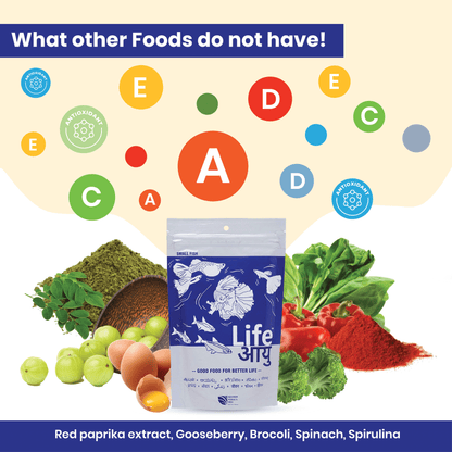 Life AAYU Neutral Fish Food – Ayurvedic Daily Diet for All Fish Sizes