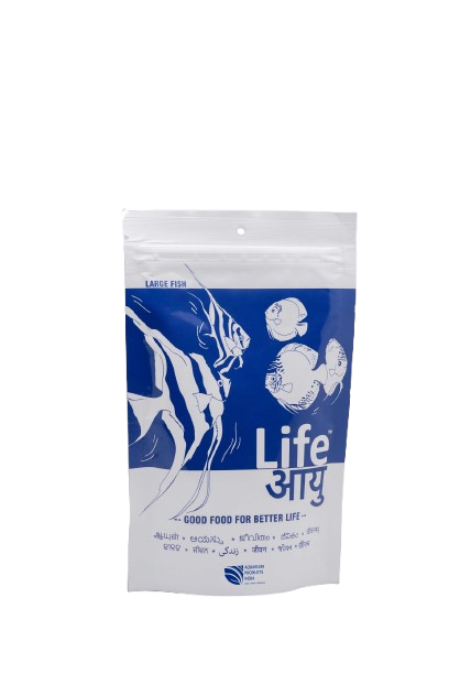 Life Aayu Neutral Fish Food 100g + Long Life Bottle  FREE