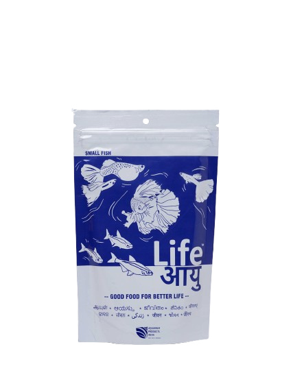 Life Aayu Neutral Fish Food 100g + Long Life Bottle  FREE