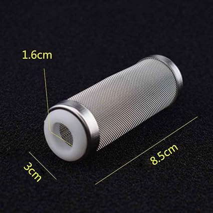 Rabott 12mm 16mm Stainless Steel Filter Mesh Shrimp Nets Aquarium Shrimp Guard for Fish Tank