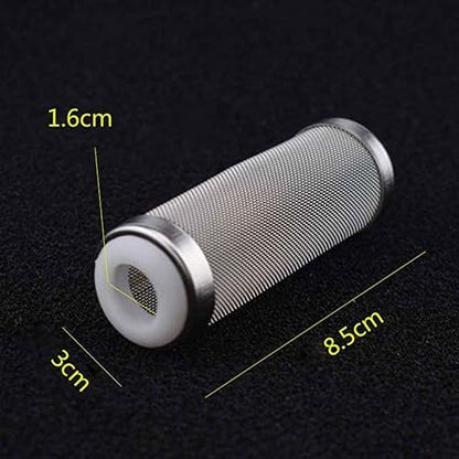 Rabott 12mm 16mm Stainless Steel Filter Mesh Shrimp Nets Aquarium Shrimp Guard for Fish Tank
