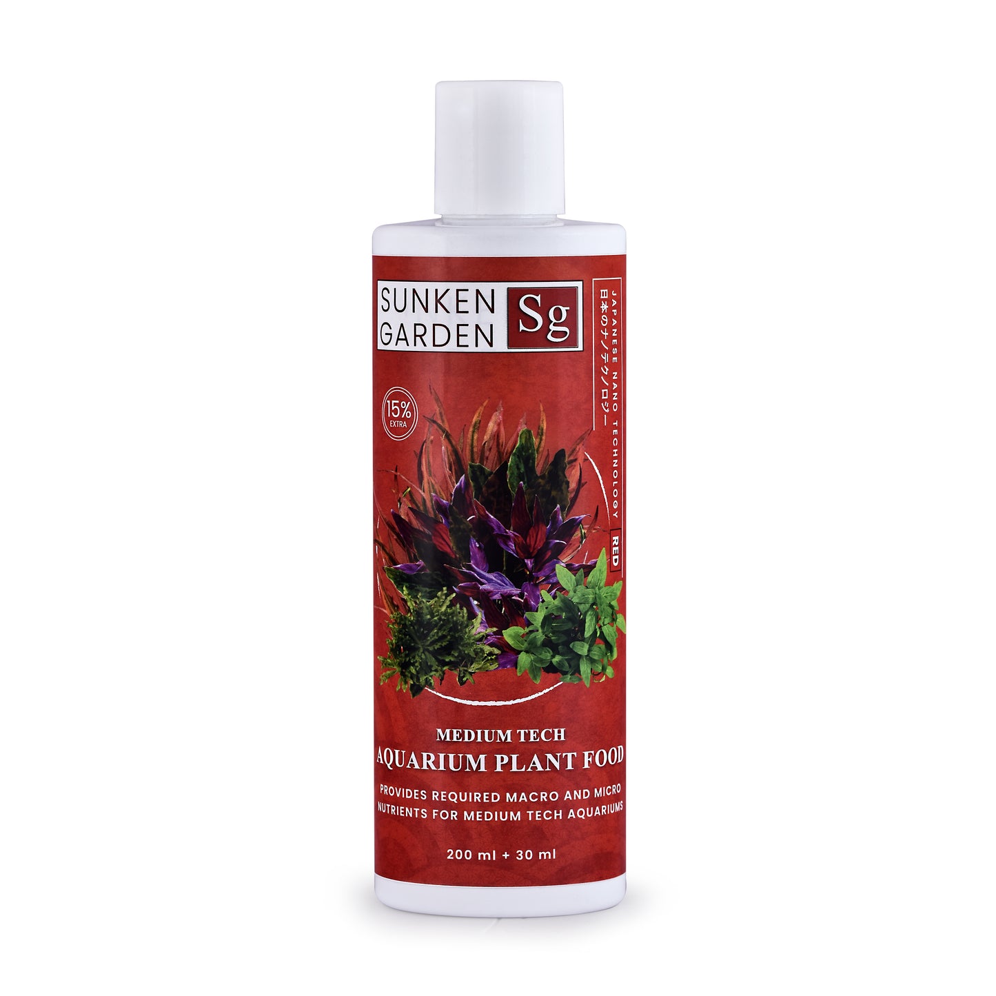 Sunken Garden Red 200ml only + Sunken Garden Bacter Tab Free