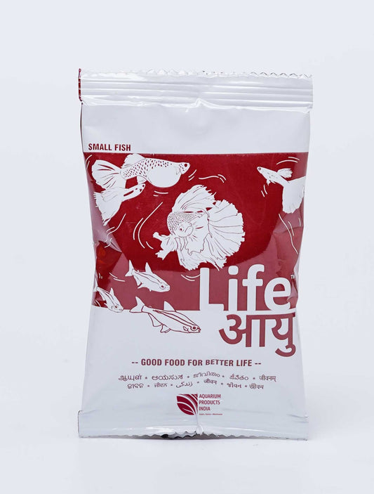 Life Aayuh Red Small Fish Feed 30g Pack of 2
