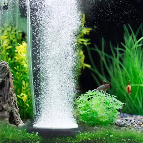 Nano Furnace Aquarium Air Disc I Ultra-Fine Bubble Diffusion I Durable Nano-Ceramic Construction I Self-Weighted Design I Quiet Operation I Easy Installation
