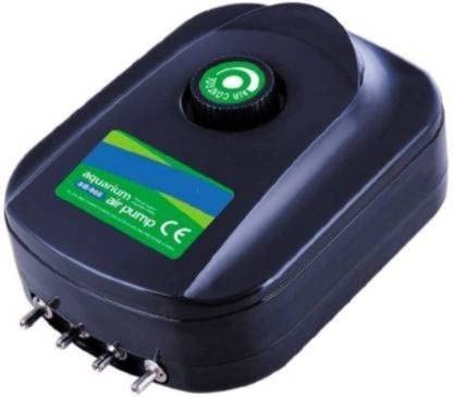 SOBO SB‑948 Silent 8 W 4‑Outlet Aquarium Air Pump – Adjustable Flow 4×3 L/min – Energy‑Efficient AC Pump for Indian Home & Koi Tanks