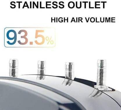 SOBO SB‑948 Silent 8 W 4‑Outlet Aquarium Air Pump – Adjustable Flow 4×3 L/min – Energy‑Efficient AC Pump for Indian Home & Koi Tanks