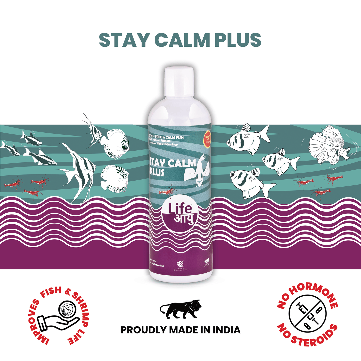 Life Aayu Stay Calm Plus - Stress Free & Calm Fish