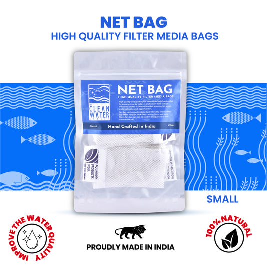 The Clear Water Series (TCWS) Net Bag Small (Pack of 4) for Aquarium Filter Media
