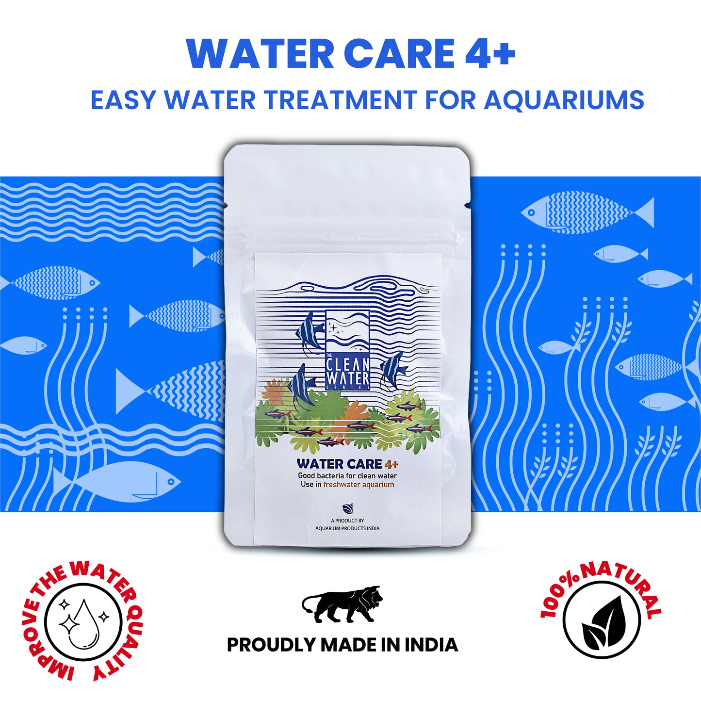 TCWS वाटर केयर 4+ : एक्वेरियम के लिए आसान जल उपचार