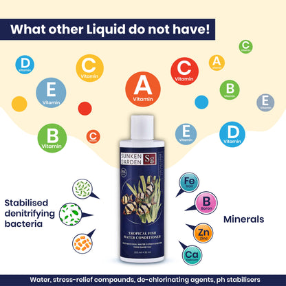 सनकेन गार्डन ट्रॉपिकल फिश वॉटर कंडीशनर 
