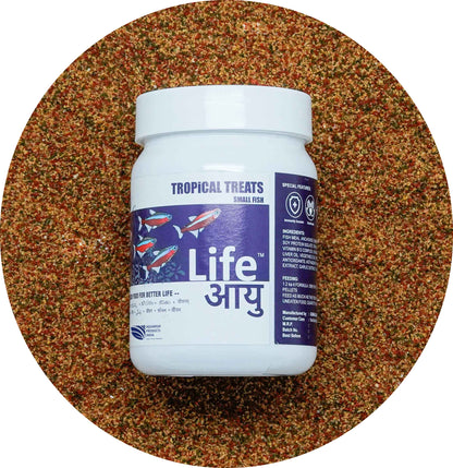 Life Aayu Tropical Treats Fish Food 70gm