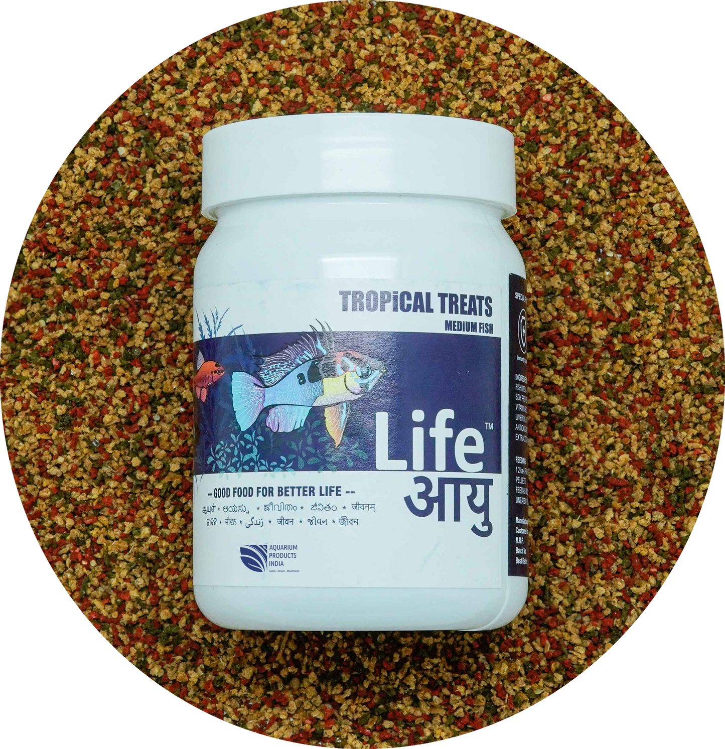 Life Aayu Tropical Treats Fish Food 70gm