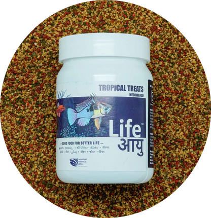 Life Aayu Tropical Treats Fish Food 70gm