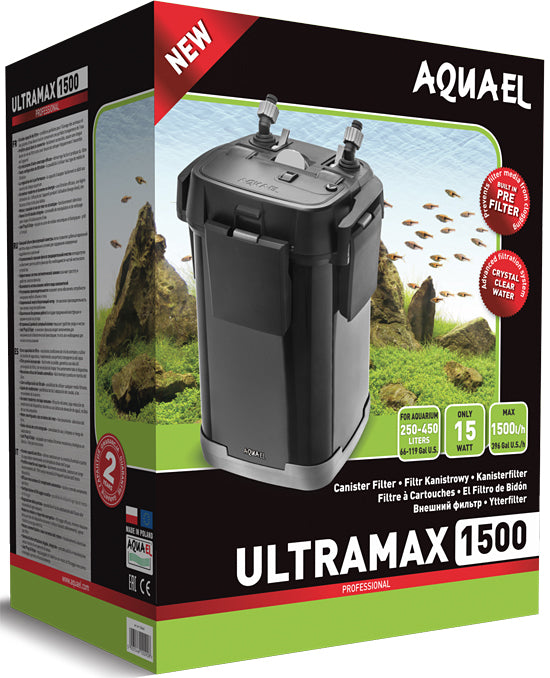 Aquael Ultramax External Canister Filters for Aquariums | Fish Tanks