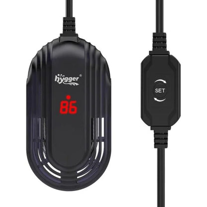 Submersible Betta/Turtle Tank Heater I Rapid Heating I Built-in Temperature Sensor I LED Digital Display I Overheating and Dry-Run Protection I Power-Off Memory Function