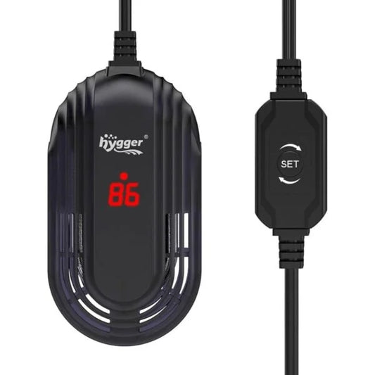 Submersible Betta/Turtle Tank Heater I Rapid Heating I Built-in Temperature Sensor I LED Digital Display I Overheating and Dry-Run Protection I Power-Off Memory Function