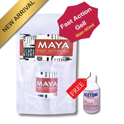 Maya Fast Action Gel for Plants - Instant Bonding for Aquatic Hardscapes