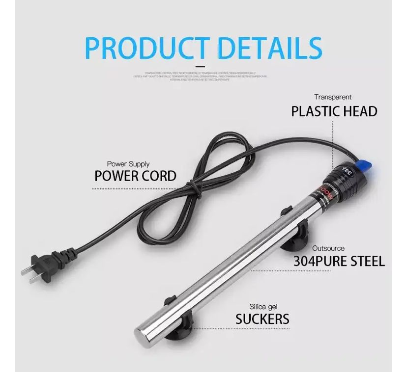 Yee Stainless Steel Aquarium Heater 300W