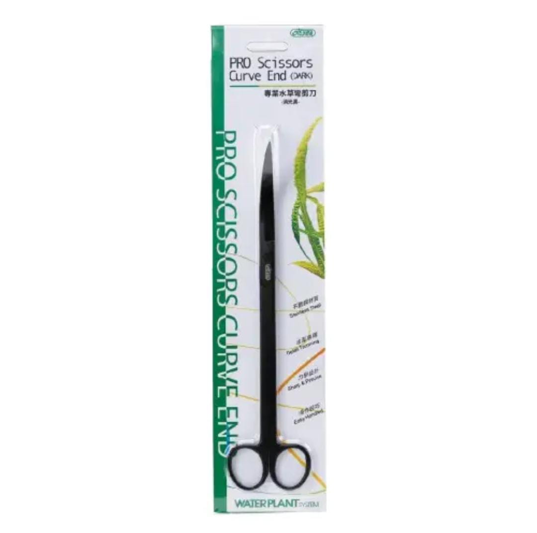 ISTA I-547-1 PRO SCISSOR CURVED END DARK COLOR