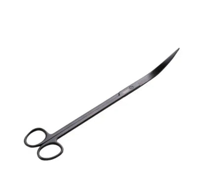 ISTA I-547-1 PRO SCISSOR CURVED END DARK COLOR