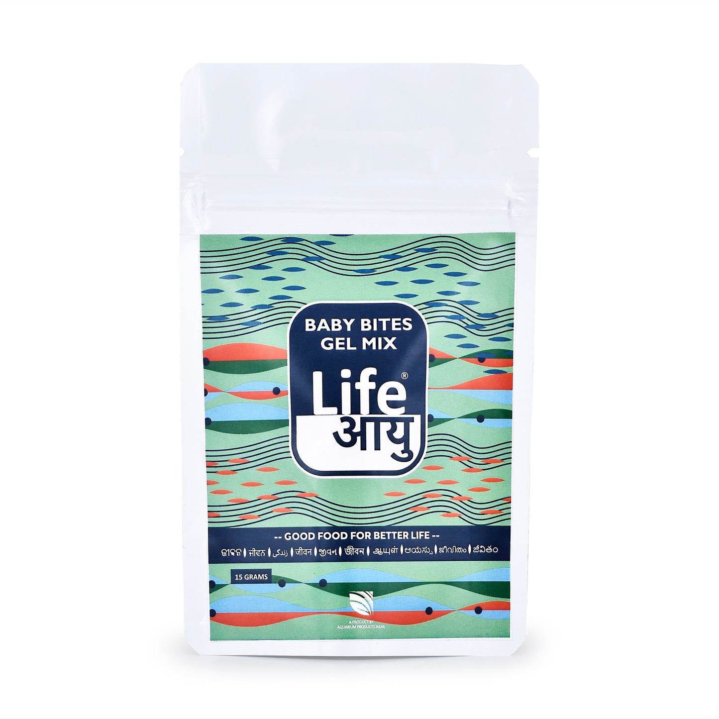 Life Aayu Baby Bites Gel Mix 15gm - Nutrient-Rich Food for Baby Fish