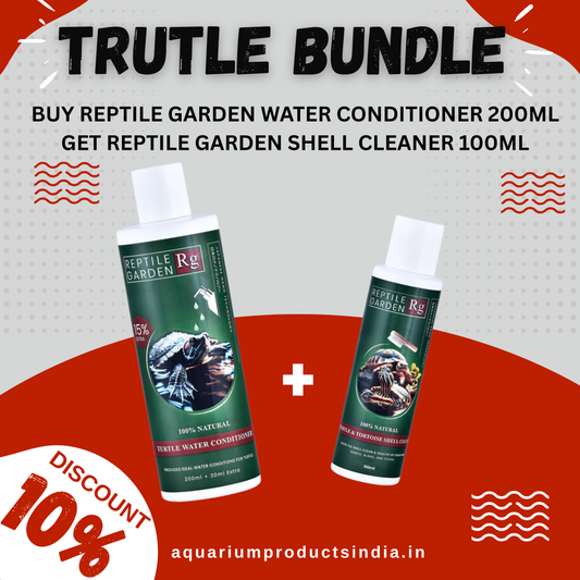 Turtle Bundle – Reptile Garden Water Conditioner 200ml + Free Shell Cleaner 100ml