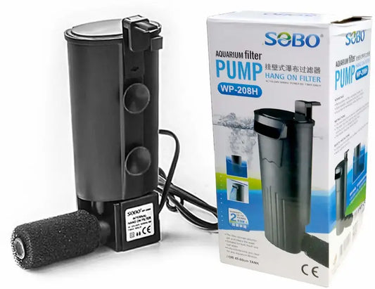 SOBO WP-208H Hang On Biochemical Filter Water Purifier Aquarium Pump