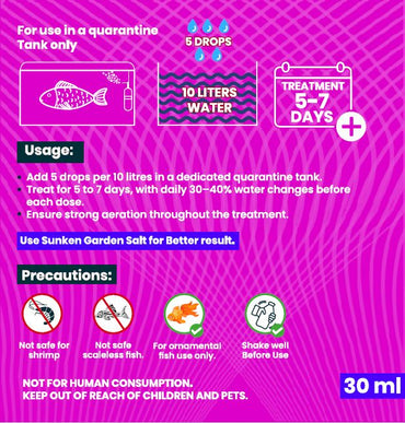 The Fish Safe Series Max Care 2000 | Broad-Spectrum Internal Medication | For All Tropical Fish | 60 ml