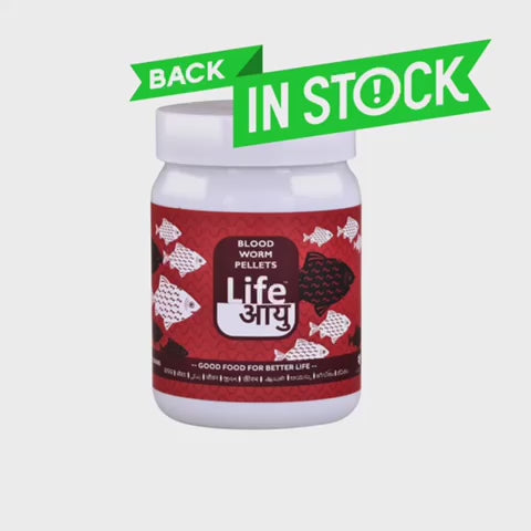 Life Aayuh Blood Worm Fish Feed 45g