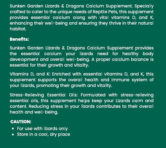 Lizards & Dragons Calcium Supplement