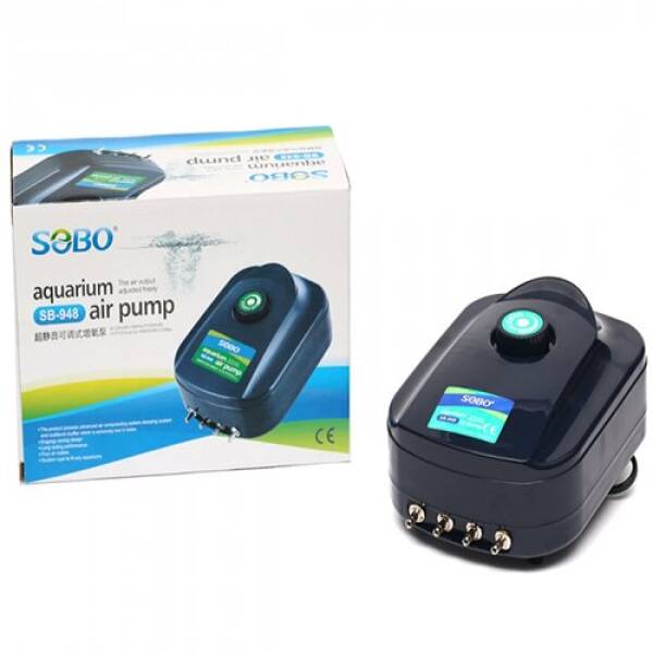 Sobo SB-948 4 Aquarium Fish Tank Air Pump