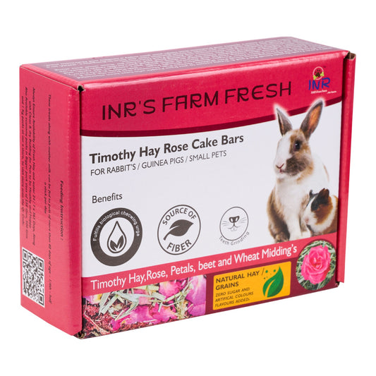 Timothy Hay Rose Treat Cake Bars ( Available in ECONOMY PACKS)